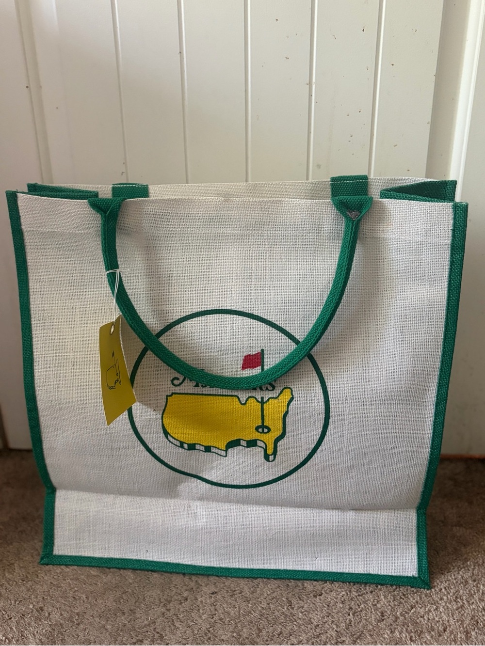 AUGUSTA NATIONALS 2026
JUTE BURLAP Masters TOTE
BAG GOLF - Picture 3 of 8